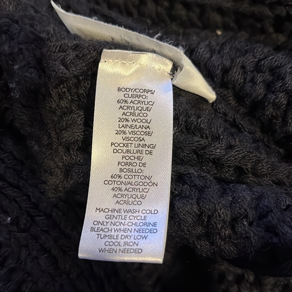 EUC LOFT Italian knit cardigan, sz XS/S - Picture 7 of 7